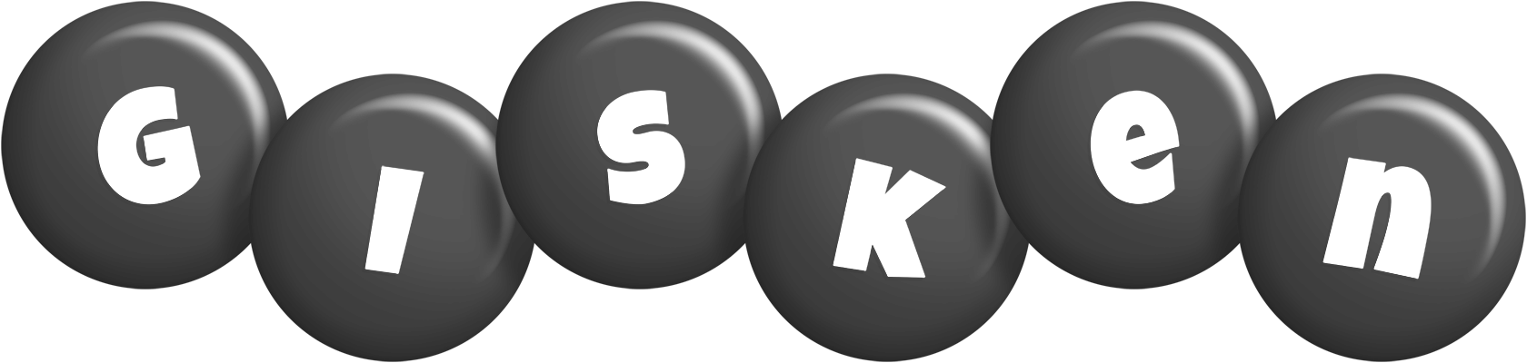 Gisken candy-black logo