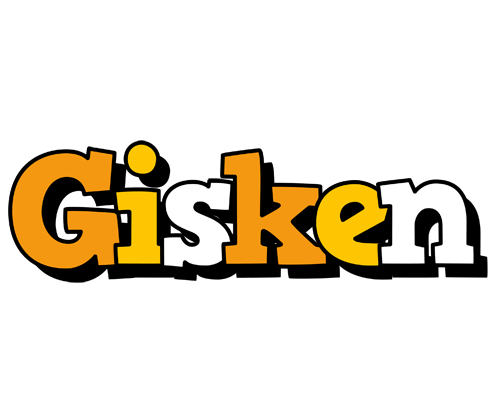 Gisken cartoon logo
