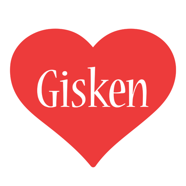 Gisken love logo