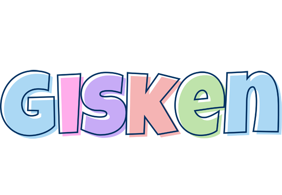 Gisken pastel logo