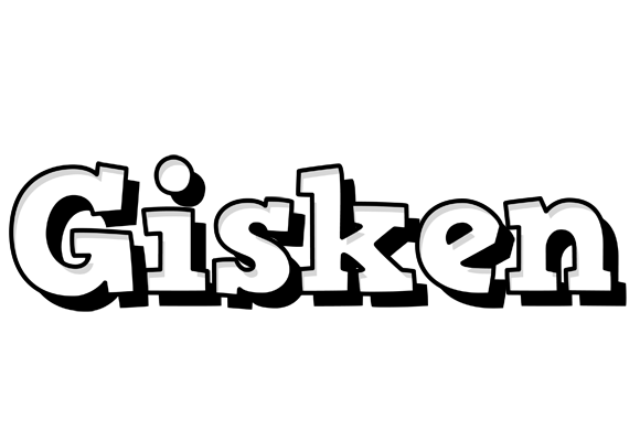 Gisken snowing logo