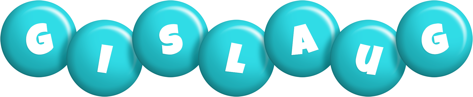 Gislaug candy-azur logo