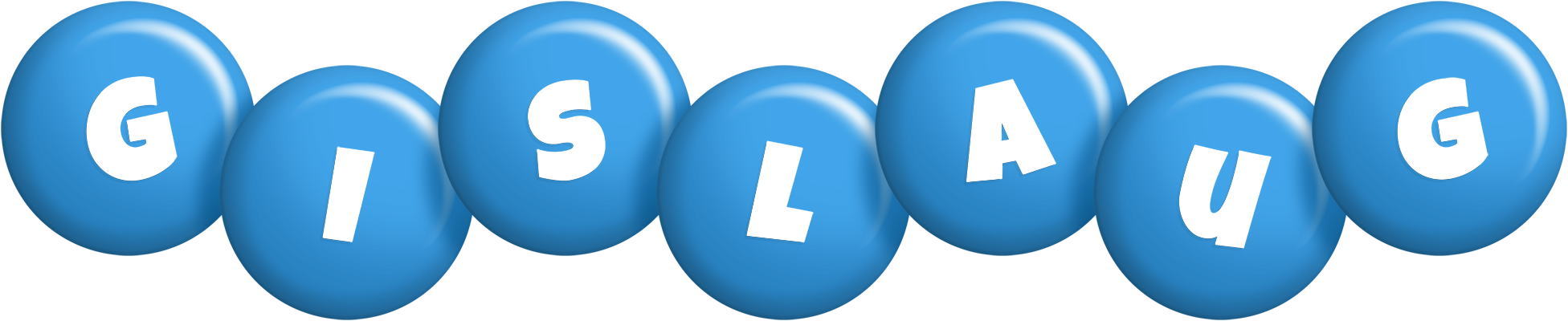 Gislaug candy-blue logo