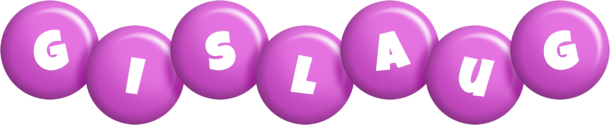 Gislaug candy-purple logo