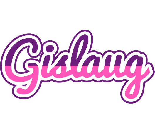 Gislaug cheerful logo