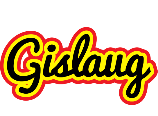 Gislaug flaming logo
