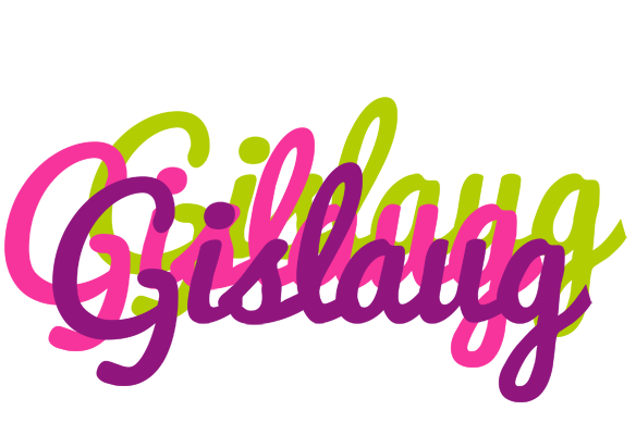 Gislaug flowers logo