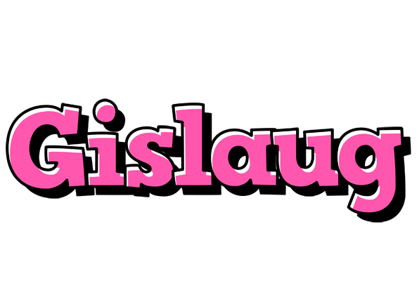 Gislaug girlish logo