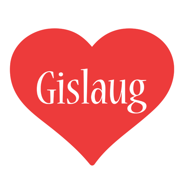 Gislaug love logo