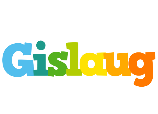 Gislaug rainbows logo