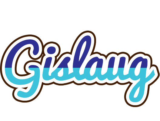 Gislaug raining logo