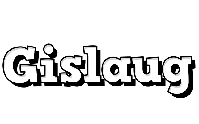 Gislaug snowing logo