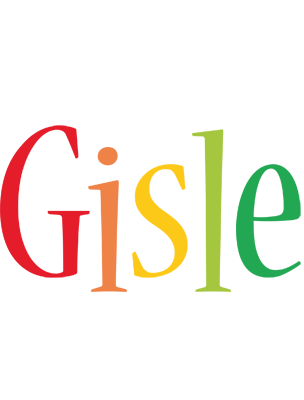 Gisle birthday logo