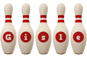 Gisle bowling-pin logo