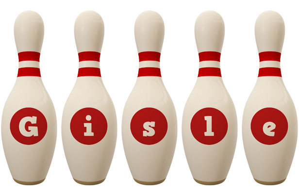 Gisle bowling-pin logo