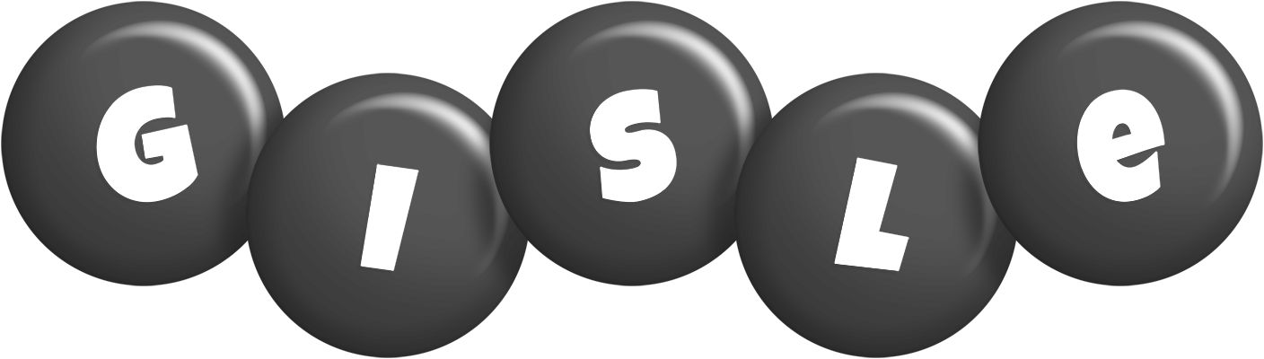 Gisle candy-black logo