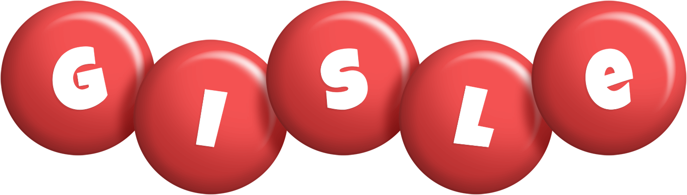 Gisle candy-red logo
