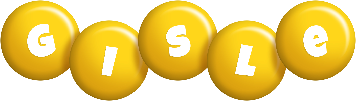 Gisle candy-yellow logo