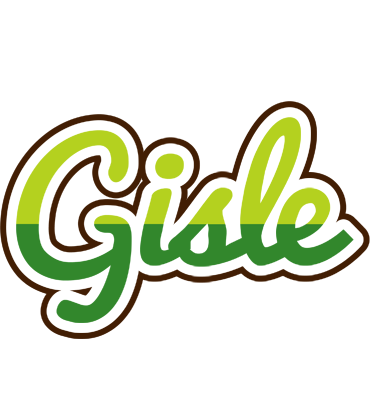 Gisle golfing logo