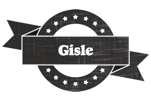 Gisle grunge logo