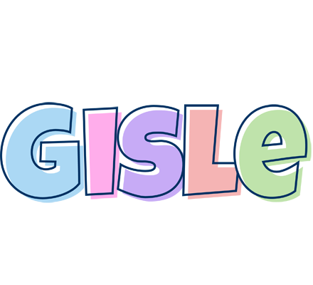 Gisle pastel logo