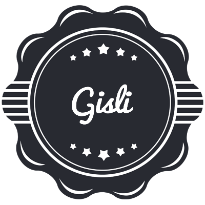 Gisli badge logo