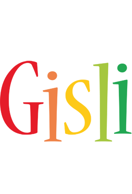 Gisli birthday logo