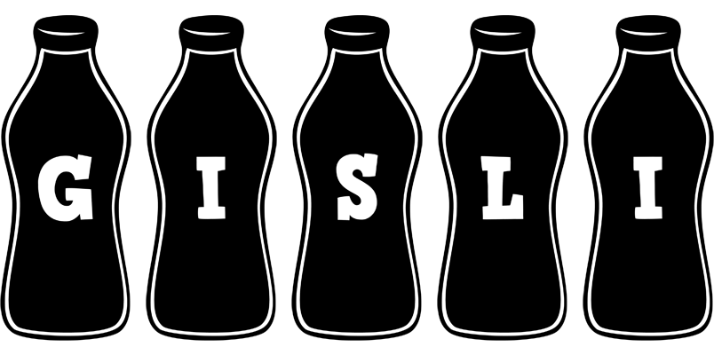 Gisli bottle logo