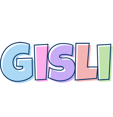 Gisli pastel logo