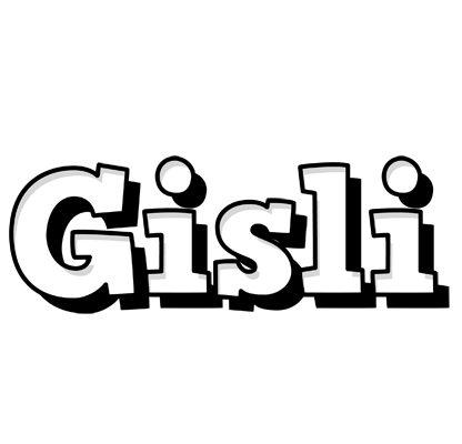 Gisli snowing logo