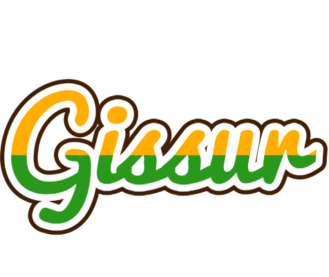 Gissur banana logo