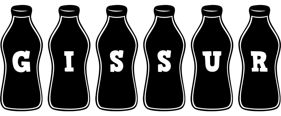 Gissur bottle logo