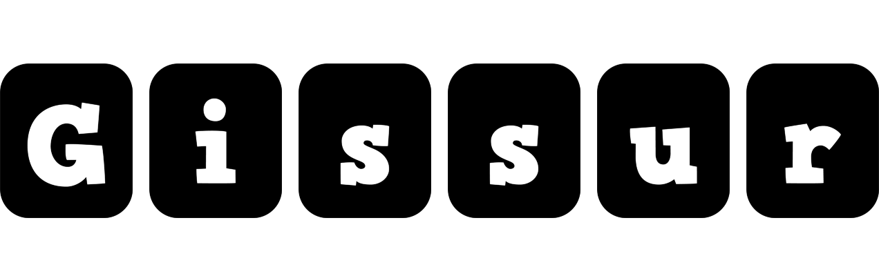 Gissur box logo