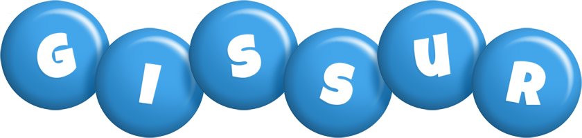 Gissur candy-blue logo