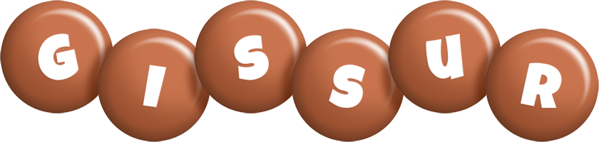 Gissur candy-brown logo