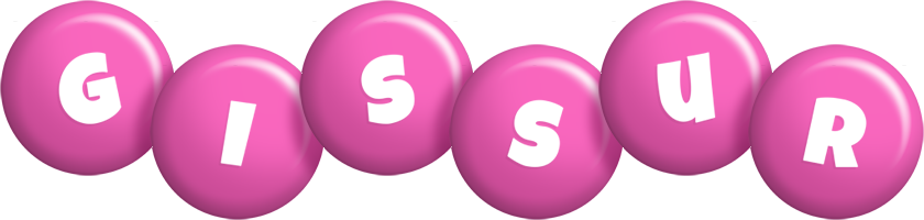 Gissur candy-pink logo