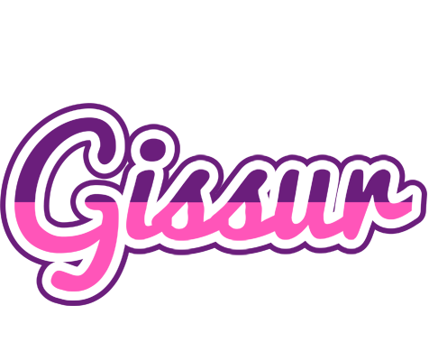 Gissur cheerful logo
