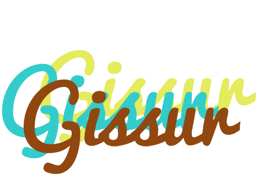 Gissur cupcake logo