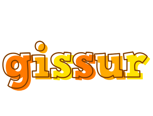 Gissur desert logo