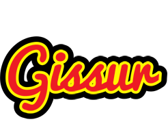 Gissur fireman logo