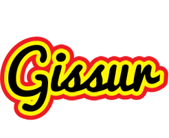 Gissur flaming logo