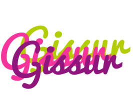 Gissur flowers logo