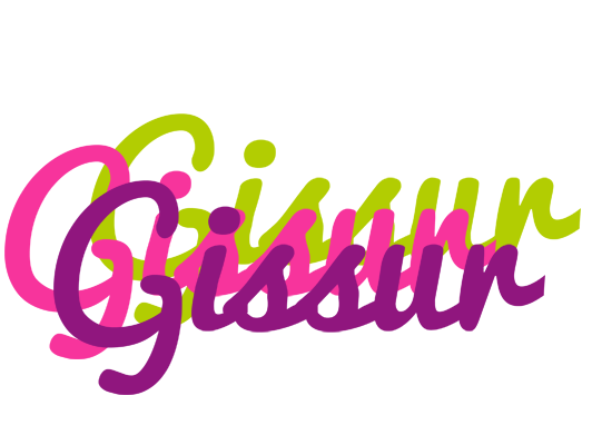 Gissur flowers logo