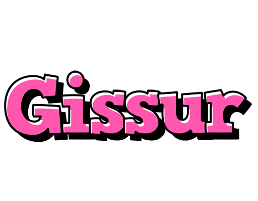 Gissur girlish logo