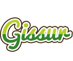 Gissur golfing logo
