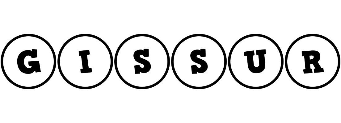 Gissur handy logo