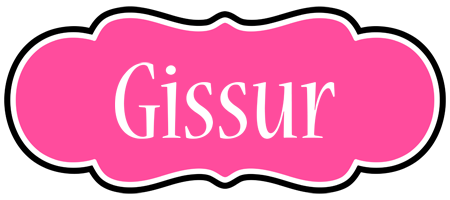 Gissur invitation logo
