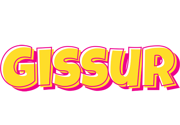 Gissur kaboom logo