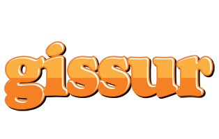 Gissur orange logo