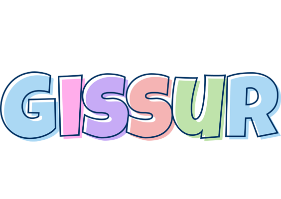 Gissur pastel logo